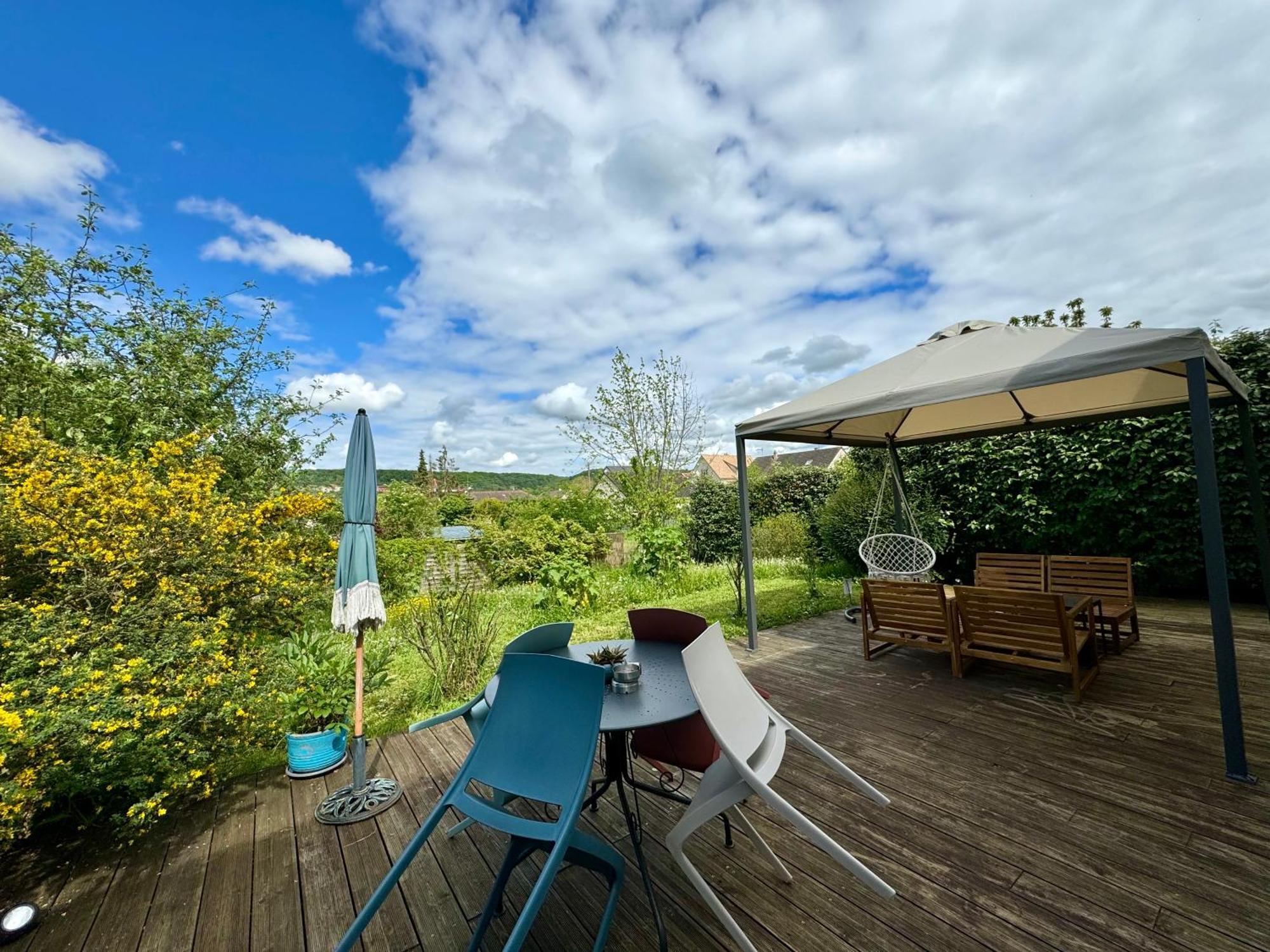 La Mandragora - Maison Avec Jardin Et Poele A Bois Vernon  Eksteriør billede